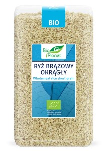 Ryż brązowy okrągły BIO 1kg - Bio Planet