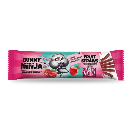 Przekąska owocowa o smaku jabłko-malina 16g - Bunny Ninja-4386