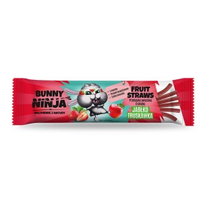Przekąska owocowa o smaku jabłko-truskawka 16g - Bunny Ninja