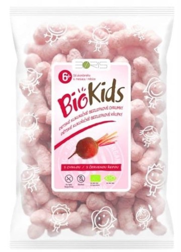 Chrupki kukurydziane z burakiem bezglutenowe BIO 55g - Bio Kids-4394