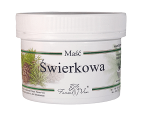 Maść świerkowa antybakteryjna, na bóle stawów, mięśni i na ukąszenia owadów, 150ml – Farm-Vix