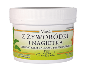 Maść z żyworódki i nagietka, z dodatkiem balsamu peruwiańskiego 150ml – Farm-Vix