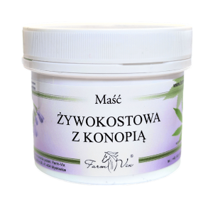 Maść Żywokostowa z konopią na napięcia mięśniowe i problemy skórne, 150ml - Farm-Vix