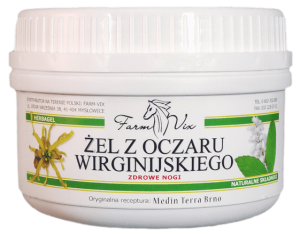 Żel z Oczaru Wirginijskiego relaksujący, na żylaki, 350g - Farm Vix