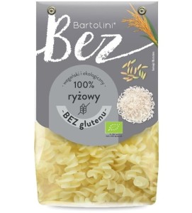 Makaron ryżowy świderek bezglutenowy BIO 250g Bartolini