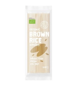 Makaron z brązowego ryżu bezglutenowy BIO 250g DIET FOOD