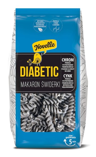MAKARON (Z SOCZEWICĄ CZARNĄ) DLA DIABETYKÓW ŚWIDERKI 250 g - NOVELLE.jpg