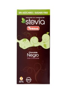 Czekolada GORZKA stevia bez dodatku cukru bezglutenowa 100g - Torras