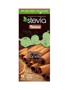 Czekolada GORZKA stevia z cynamonem 125g - Torras