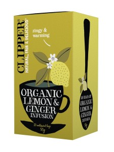 Herbata z imbirem i cytryną BIO(20x2,5g) 50g - Clipper