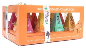 Zestaw herbat SUPER GOODNESS piramidki 12x2g English Tea Shop