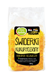 Makaron kukurydziany świderki bezglutenowy 300g - Apotheke
