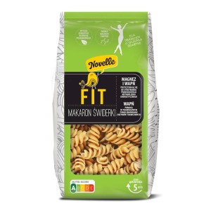 Makaron FIT semolinowy razowy ŚWIDERKI (250g) - NOVELLE