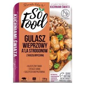 Gulasz A'LA strogonow (330g) - SO FOOD