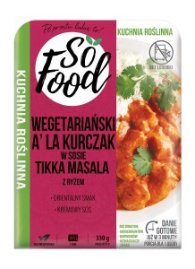Tikka Masala VEGE A'LA kurczak z ryżem (330g) - SO FOOD