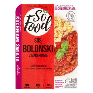 Sos boloński z makaronem (330g) - SO FOOD
