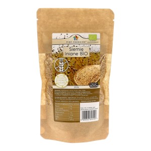 LEN ZŁOTY (SIEMIĘ LNIANE)  BIO 400G PIĘĆ PRZEMIAN