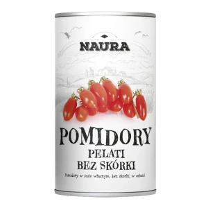 POMIDORY PELATI CAŁE BEZ SKÓRKI 400G NAURA