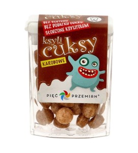 KSYLICUKSY KAROBOWE Z KSYLITOLEM 13G PIĘĆ PRZEMIAN