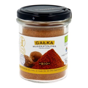 GAŁKA MUSZKATOŁOWA MIELONA BIO 70G PIĘĆ PRZEMIAN