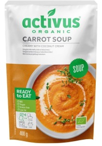 ZUPA KREM Z MARCHWI Z MLEKIEM KOKOSOWYM BIO 400G ACTIVUS