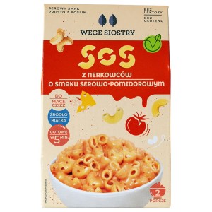 SOS Z NERKOWCÓW O SMAKU SEROWO-POMIDOROWYM 42G WEGE SIOSTRY