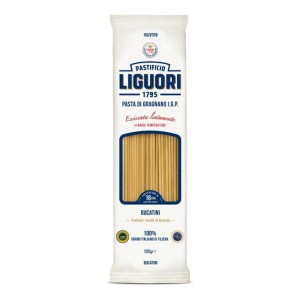 MAKARON WŁOSKI DURUM SPAGHETTI BUCATINI 500G LIGUORI