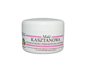 MAŚĆ KASZTANOWA Z RUSZCZYKIEM I PEREŁKOWCEM JAPOŃSKIM 50ML FARM-VIX
