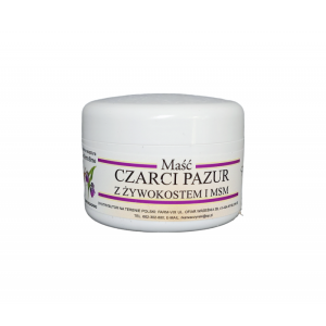 MAŚĆ CZARCI PAZUR Z ŻYWOKOSTEM I MSM 50ML FARM-VIX