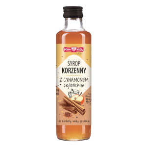 SYROP KORZENNY Z CYNAMONEM CEJLOŃSKIM 250ML POLSKA RÓŻA