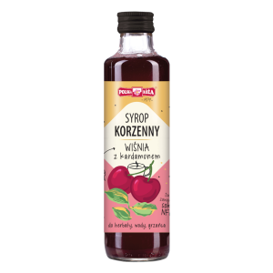 SYROP KORZENNY WIŚNIA Z KARDAMONEM 250ML POLSKA RÓŻA