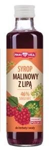Syrop malinowy z lipą 250ml - Polska Róża
