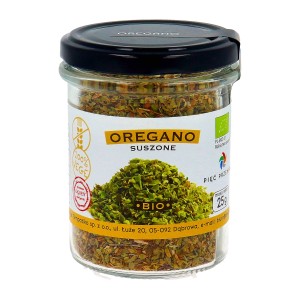 OREGANO SUSZONE BEZGLUTENOWY BIO 25G PIĘĆ PRZEMIAN