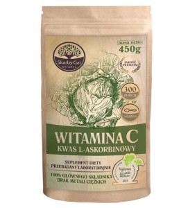 WITAMINA C Z KAPUSTY KWAS L-ASCORBINOWY 450G SKARBY GAI
