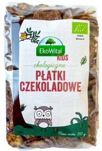 PŁATKI CZEKOLADOWE BIO 300G  EKOWITAL