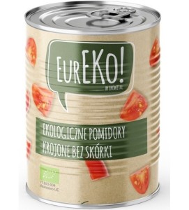 POMIDORY KROJONE BEZ SKÓRKI 400G BIO EUREKO