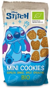 MINI CIASTKA ORKISZOWE DLA DZIECI STITCH BIO 100G DISNEY