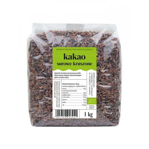Kakao surowe kruszone BIO 1kg Batom-496