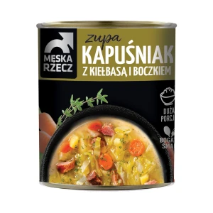 KAPUŚNIAK Z KIEŁBASĄ I BOCZKIEM DANIE GOTOWE 810G MĘSKA RZECZ