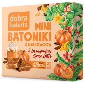 MINIBATONIKI Z NERKOWCÓW A'LA PUMPKIN SPICE LATTE 102G DOBRA KALORIA