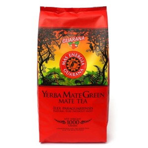 YERBA MATE GREEN MAS ENERGIA GUARANA 1 kg - YERBA