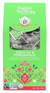 HERBATA ZIELONA Z GRANATEM 15 PIRAMIDEK X 2G BIO ENGLISH TEA SHOP