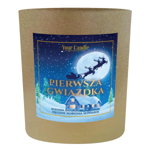 ŚWIECA SOJOWA ZAPACHOWA PIERWSZA GWIAZDKA 180ML YOUR CANDLE