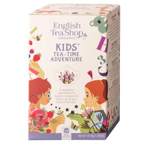 ZESTAW HERBATEK DLA DZIECI KIDS TIME EKO 20 SASZETEK MIX 4 SMAKÓW ENGLISH TEA