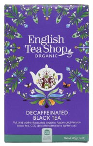 HERBATA CZARNA BEZKOFEINOWA DECAFFEINATED BLACK TEA 20 SASZETEK ENGLISH TEA
