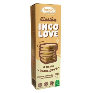 BEZGLUTENOWE CIASTKA WANILIOWE 120G INCOLOVE