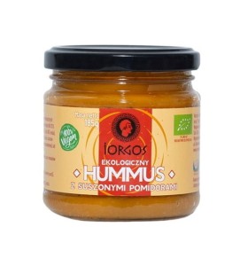 HUMMUS Z SUSZONYMI POMIDORAMI BIO 185G IORGOS