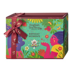BIRTHDAY MOMENTS ZESTAW 12 PIRAMIDEK W 3 SMAKACH BIO 24G ENGLISH TEA