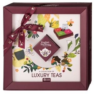 LUXURY TEAS ZESTAW 32 SASZETEK W 4 SMAKACH BIO 70G ENGLISH TEA