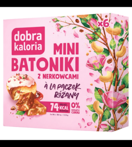 MINI BATONIKI A'LA PĄCZEK RÓŻANY 6X17G DOBRA KALORIA